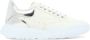 Alexander mcqueen Witte Leren Sneakers met Zilveren Hielkap Wit Heren - Thumbnail 5