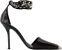 Alexander mcqueen Noir Zwart Zilver Punk Pumps Zwart Dames - Thumbnail 1