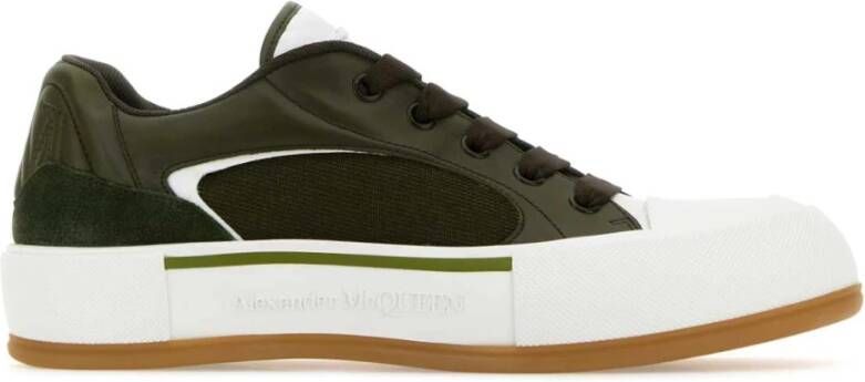 Alexander mcqueen Olijfgroene Plimsoll Sneakers Green Heren