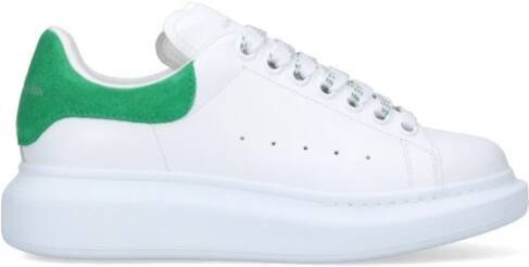 Alexander mcqueen Witte Groene Leren Oversized Sneakers White Dames
