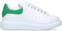 Alexander mcqueen Witte Groene Leren Oversized Sneakers White Dames - Thumbnail 1