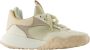 Alexander mcqueen Oversize Rechtbank Sneakers Zwart Wit Leer Beige Heren - Thumbnail 1