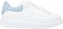 Alexander mcqueen Oversize Witte Leren Sneakers voor Dames Wit Dames - Thumbnail 6
