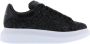 Alexander mcqueen Oversized Glitter Sneakers van Leer Black Dames - Thumbnail 1