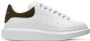 Alexander McQueen Oversized Leren Sneakers Lage Top Zwart - Thumbnail 1