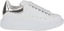 Alexander McQueen Oversized Leren Sneakers met Contrasterend Detail - Thumbnail 1