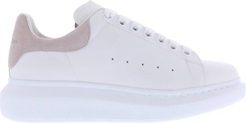 Alexander mcqueen Oversized Leren Sneakers White Dames
