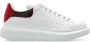 Alexander McQueen Oversized Low-Top Sneakers White Red - Thumbnail 1