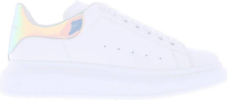 Alexander mcqueen Witte en iriserende leer over extra grote sneakers Wit Heren