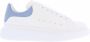 Alexander mcqueen Wit Poederblauw Leren Oversized Sneakers White Dames - Thumbnail 1