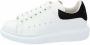 Alexander mcqueen Witte leren sneakers met zwarte leren hiel Moderne stijl Wit - Thumbnail 14