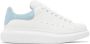 Alexander McQueen Oversized Sneaker Wit Poederblauw - Thumbnail 1