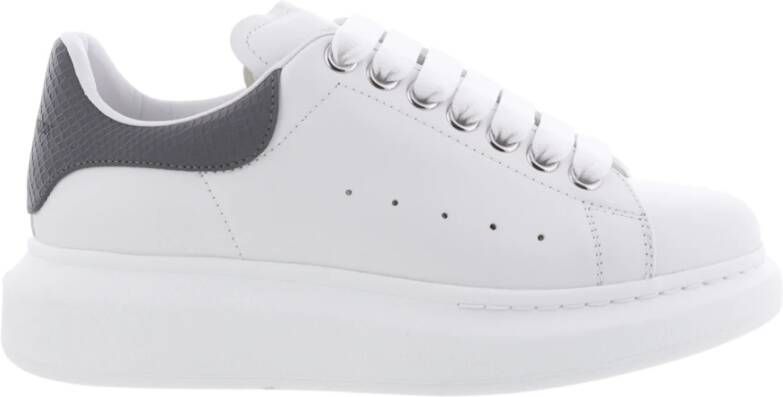 Alexander mcqueen Oversized Sneaker Wit Print White Dames