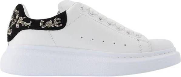 Alexander mcqueen Oversized sneakers in zwart en wit leer Meerkleurig Dames