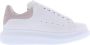 Alexander mcqueen Witte Larry Sneakers met Roze Label White Dames - Thumbnail 1