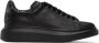 Alexander McQueen Oversized Sneakers Zwart Zilver Krokodil - Thumbnail 1