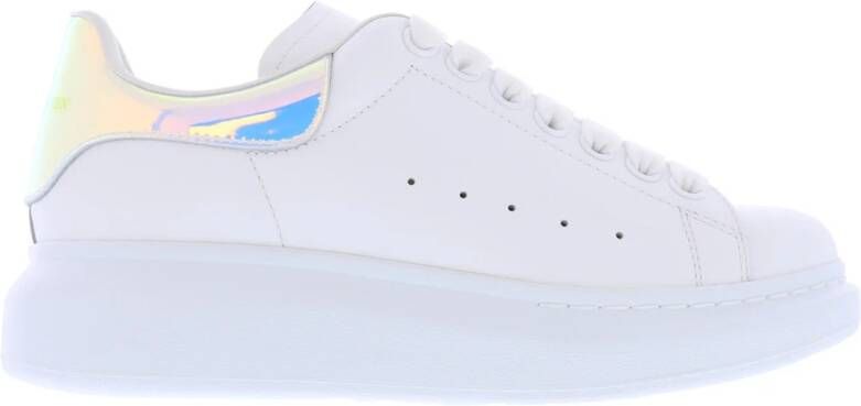 Alexander mcqueen Witte Leren Sneakers voor Dames Wit Dames - Foto 4
