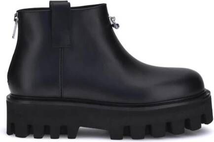 Alexander McQueen Platform Enkellaarzen met hoge zool