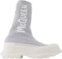 Alexander mcqueen Graffiti -laarzen Grootte: 37 Presta kleur: zilver Wit Dames - Thumbnail 5