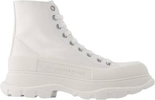 Alexander mcqueen Witte Sneakers met Handtekeningdetail White