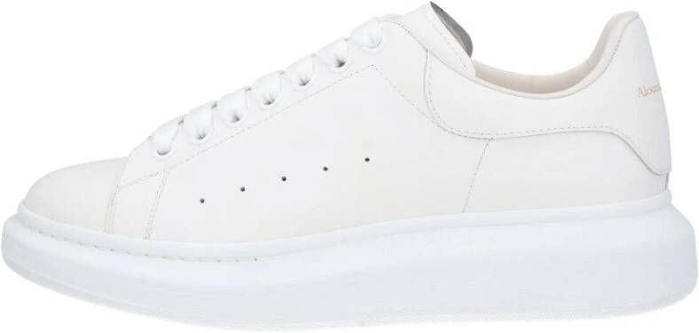 Alexander McQueen Platformzool Leren Sneakers Ronde Neus