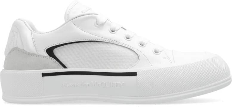 Alexander mcqueen Witte Sneakers met Oversized Rubberen Zool White Heren