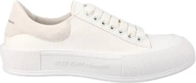Alexander McQueen Pre-owned Canvas sneakers White Dames