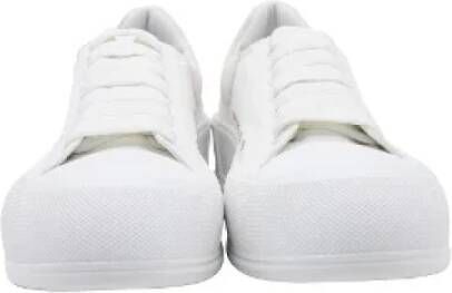 Alexander McQueen Pre-owned Cotton sneakers White Heren