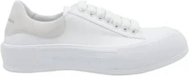 Alexander McQueen Pre-owned Cotton sneakers White Unisex