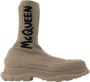 Alexander McQueen Pre-owned Fabric boots Beige Heren - Thumbnail 1