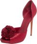 Alexander McQueen Pre-owned Fabric heels Red Dames - Thumbnail 1