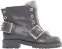 Alexander McQueen Pre-owned Leather boots Gray Dames - Thumbnail 1
