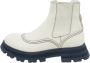 Alexander McQueen Pre-owned Leather boots White Dames - Thumbnail 1