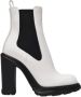 Alexander McQueen Pre-owned Leather boots White Dames - Thumbnail 1