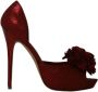 Alexander McQueen Pre-owned Leather heels Red Dames - Thumbnail 1