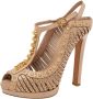Alexander McQueen Pre-owned Leather sandals Beige Dames - Thumbnail 1