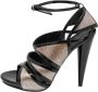 Alexander McQueen Pre-owned Leather sandals Black Dames - Thumbnail 1