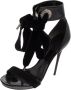 Alexander McQueen Pre-owned Leather sandals Black Dames - Thumbnail 1