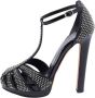 Alexander McQueen Pre-owned Leather sandals Black Dames - Thumbnail 1