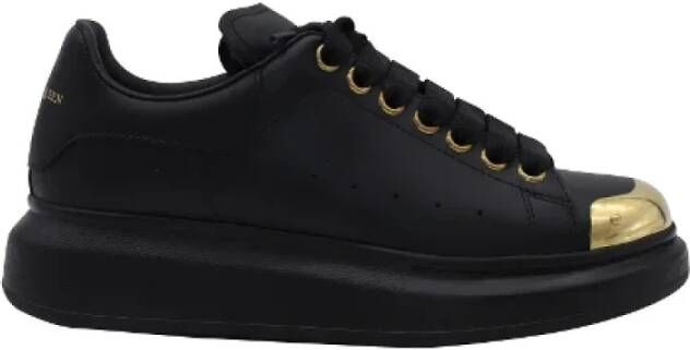 Alexander McQueen Pre-owned Leather sneakers Black Dames