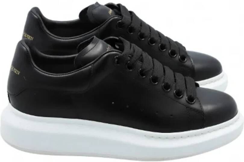 Alexander McQueen Pre-owned Leather sneakers Black Dames