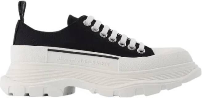 Alexander McQueen Pre-owned Leather sneakers Black Dames