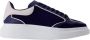 Alexander McQueen Pre-owned Leather sneakers Blue Heren - Thumbnail 1