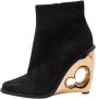 Alexander McQueen Pre-owned Suede boots Black Dames - Thumbnail 1