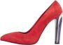 Alexander McQueen Pre-owned Suede heels Red Dames - Thumbnail 1