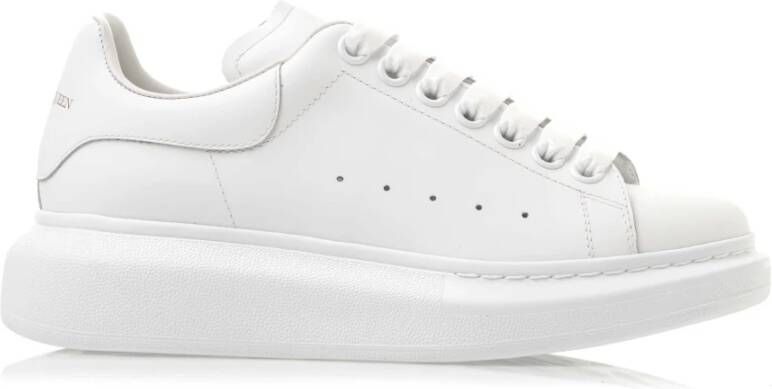 Alexander mcqueen Witte Oversize Sneakers met Jacquard Grafische White Dames