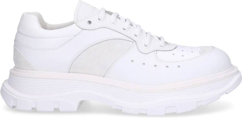 Alexander mcqueen Premium Leren Sneakers White Heren