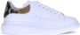 Alexander McQueen Python Hak Leren Sneakers Plateauzool - Thumbnail 1