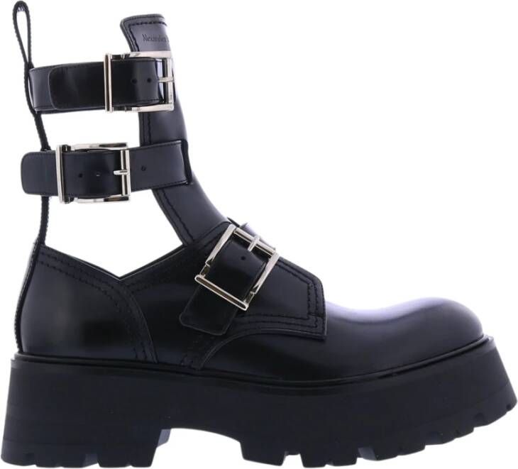 alexander mcqueen Rave Boots Black Dames