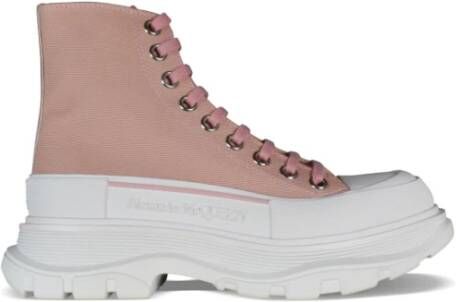 Alexander mcqueen Roze Hoge Sneakers Pink Dames